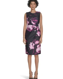 Scuba Floral Sheath