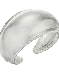 Sculptural Hinged Cuff Bracelet