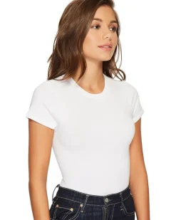 Seamless Short Sleeve Crew Neck Shaping Bodysuit