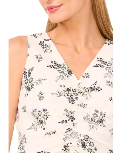 Shirred Sleeveless Tank