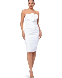 Short Scuba Crepe Flower