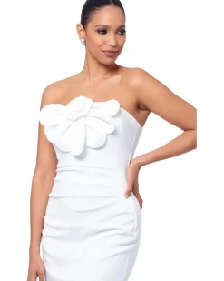 Short Scuba Crepe Flower