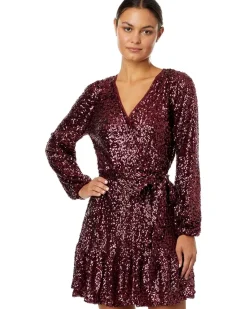 Short Sequins with Belt Tie