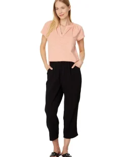 Short Sleeve Henley Swing Top