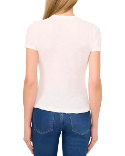 Short Sleeve Puckered Knit Baby Tee