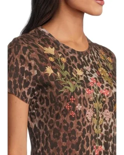 Short Sleeve Ruffle Hem Dress Malaya