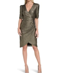 Short Sleeve Sequin Sheath