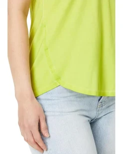 Short Sleeve Shirt Tail Crew Tee