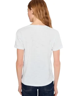Short Sleeve V-Neck Boxy Tee