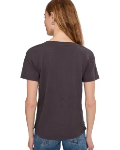 Short Sleeve V-Neck Boxy Tee
