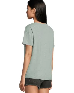 Short Sleeve V-Neck Boxy Tee