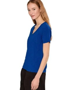 Short Sleeve V-Neck Boxy Tee