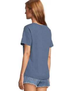 Short Sleeve V-Neck Boxy Tee