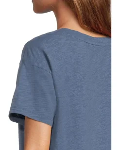 Short Sleeve V-Neck Boxy Tee