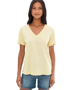 Short Sleeve V-Neck Boxy Tee