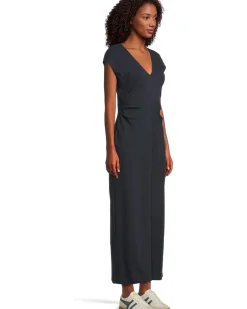 Side Tuck Maxi Dress