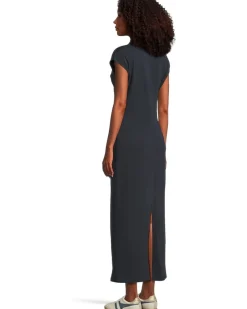 Side Tuck Maxi Dress