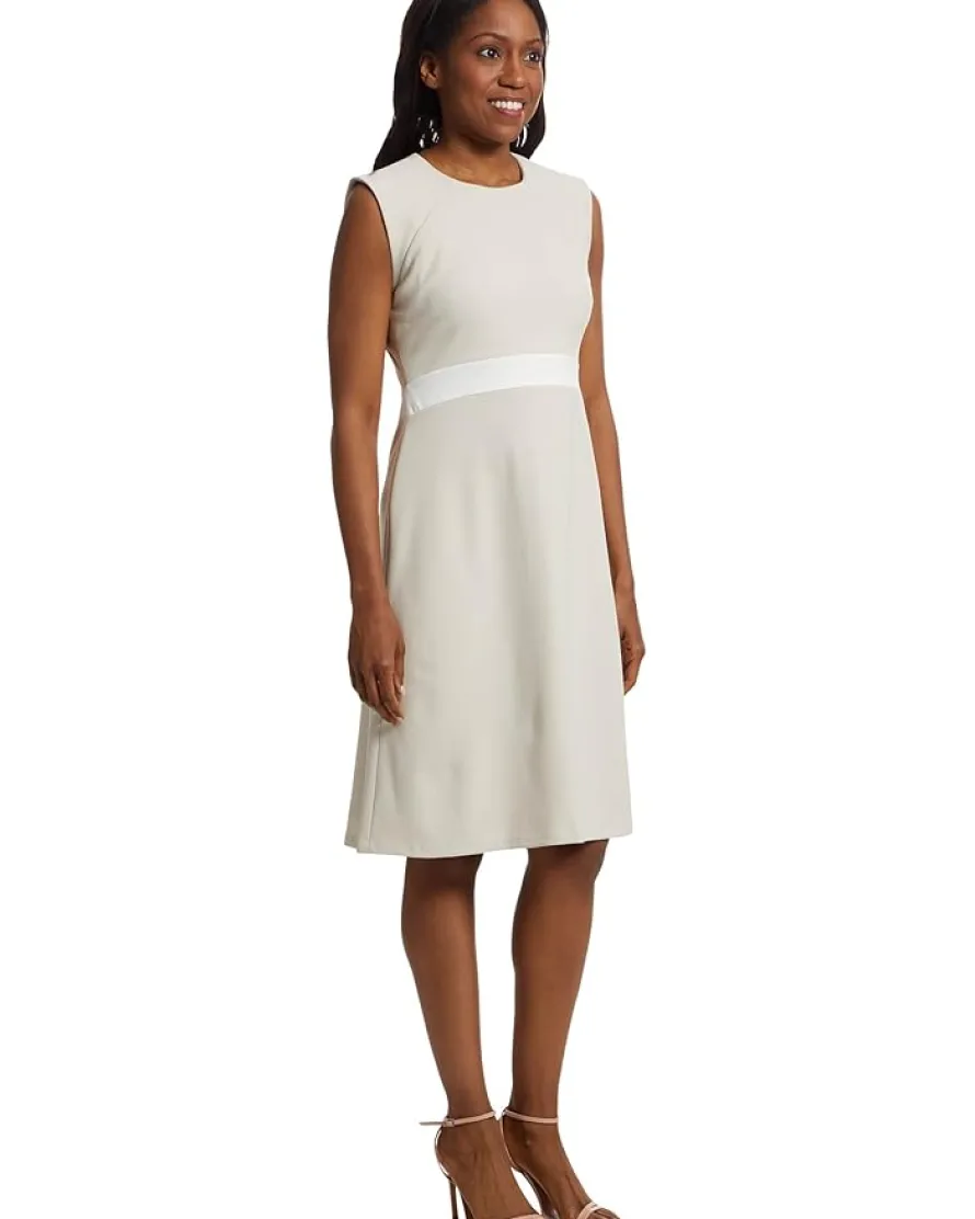 Sleeveless Colorblock Aline