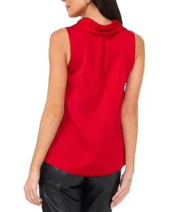 Sleeveless Cowl Neck Top