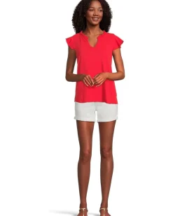 Sleeveless Ruffle Top