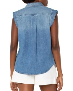 Sleeveless Shirt With Pockets