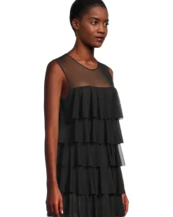 Sleeveless Tiered Ruffle Pickleball Dress