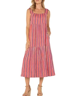 Sleeveless Woven Midi Dress