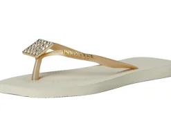 Slim Crystal Square Elegance Sandals