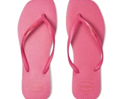 Slim Square Logo Pop Up Sandals