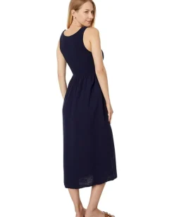 Smocked Tank Midi Dress