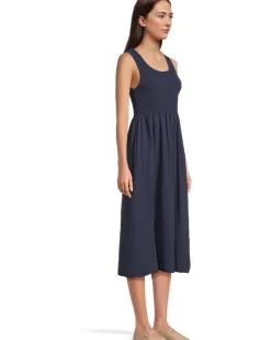 Smocked Tank Midi Dress