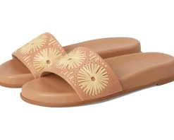 Somerset Slide - Nappa/Raffia