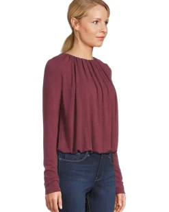 Sona Long Sleeve Bubble Top