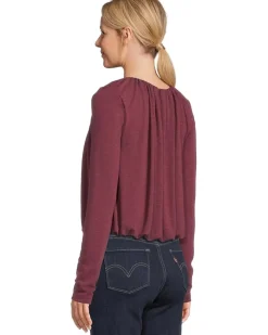 Sona Long Sleeve Bubble Top