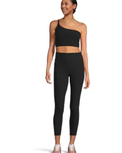 Spacedye One Shoulder Long Line Light Support Bra