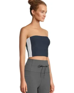 Spacedye Strapless Stripe Top