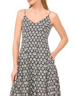 Spaghetti Strap A-line Maxi Dress