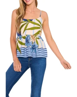 Spaghetti Strap Floral Printed Top
