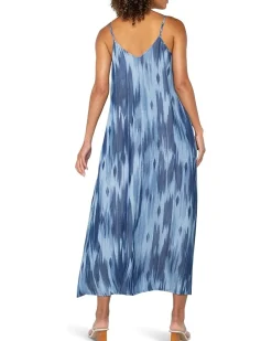 Spaghetti Strap Maxi Dress With Pockets