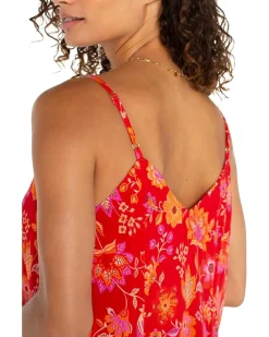 Spaghetti Strap Woven Maxi Dress