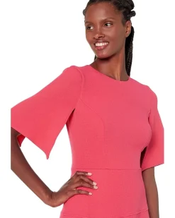 Split Flutter Sleeve Fit-and-Flare