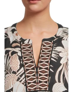 Stamped Lucia Blooms Tunic Dress