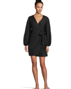 Stamped Lucia Wrap Dress