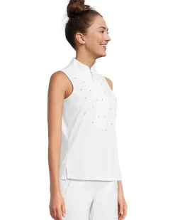 Star Embellished Sleeveless Top