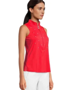 Star Embellished Sleeveless Top