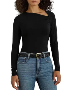 Stretch Jersey Asymmetrical Top