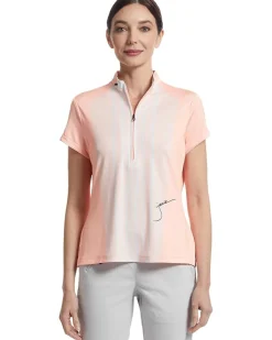 Stripe Hype Short Sleeve Top