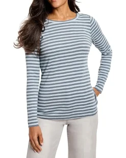 Striped Bracelet Sleeve Boat Tee
