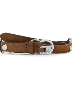 Suede Large Stud Belt
