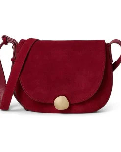 Suede Sm Dakota Saddle Crossbody